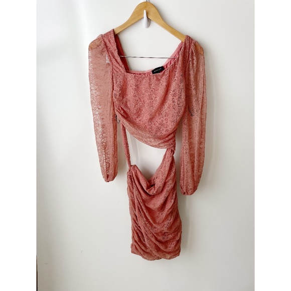 Majorelle x Revolve Everett Mini Dress Blush Pink S - Picture 4 of 9